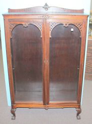 Chippendale Style Bookcase or China Cabinet