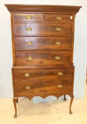 Queen Anne 1830-1840's Highboy