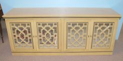 Contemporary Credenza Four Door Console