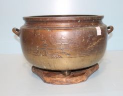 19th Century Large Bronze Jardiniere