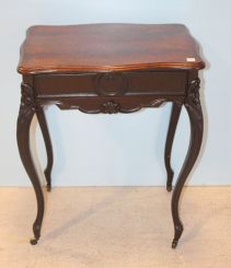 19th Century Victorian Rosewood Sewing Stand