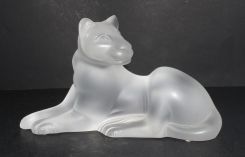 Lalique Figure of Simba