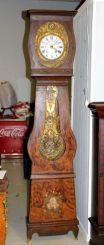 French Faux Bois Grandfather Clock