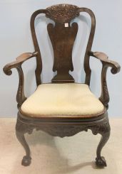 Chippendale Style Arm Chair