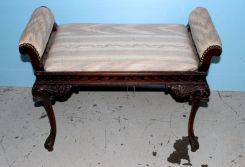 Rococo Carved Bench