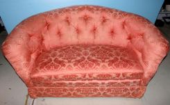 Pair Upholstered Settees