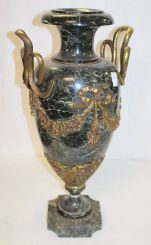 Large Marble and Bronze Urn