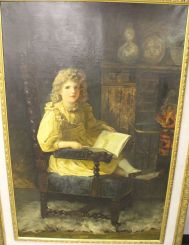 Large Oil Painting of Alice Evelyn McKee