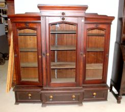 Nineteenth Century Walnut Bookcase