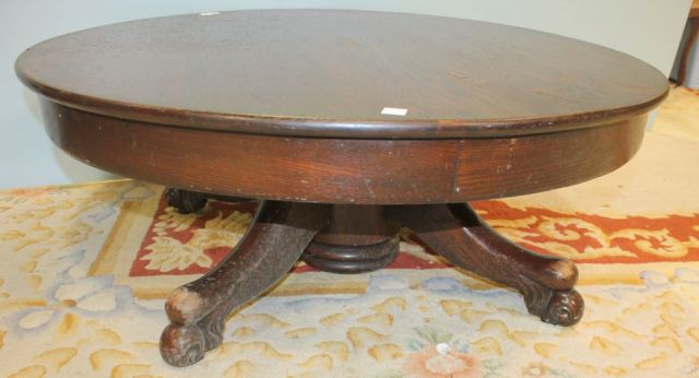 Round Oak Coffee Table