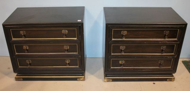 Pair of Martinsville Three Drawer Stands