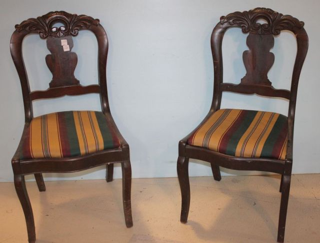 Pair of Empire Gondola Chairs