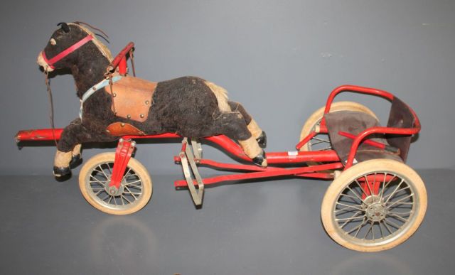Early 20th Century Horse Pull Toy
