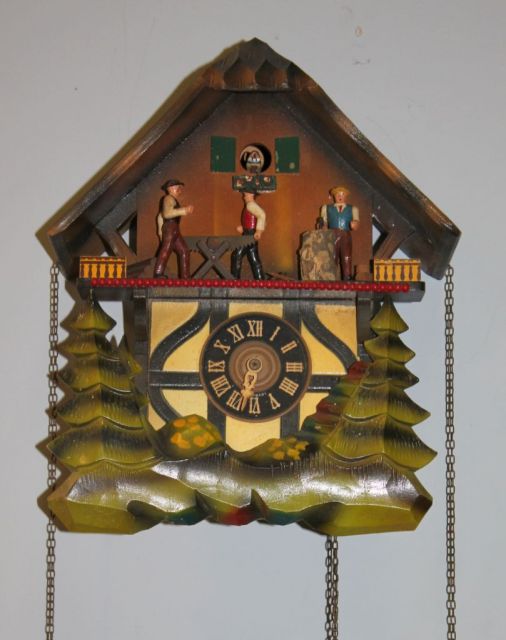 Vintage West German Cuckoo Clock