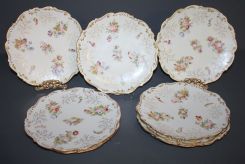 Ten Coalport Plates