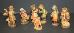 Lot of Various Anri Carved Figurines