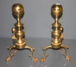 Brass Andirons