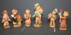 Lot of Various Anri Carved Figurines