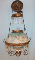 19th Century Hand painted Chandelier