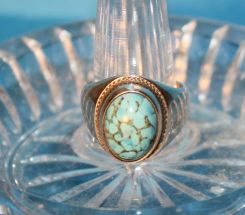 Lady's Turquoise and Sterling Ring