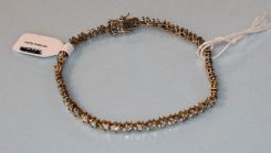 Silver Bracelet; Marked 925; 8'' Length
