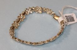 925 Bracelet; Marked 925; 7 3/8'' Length