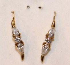 Pair 14K Yellow Gold Earrings