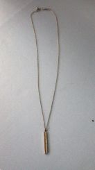 One sterling Silver lady's Tag pendant on chain. Trademark is Tiffany & Co.