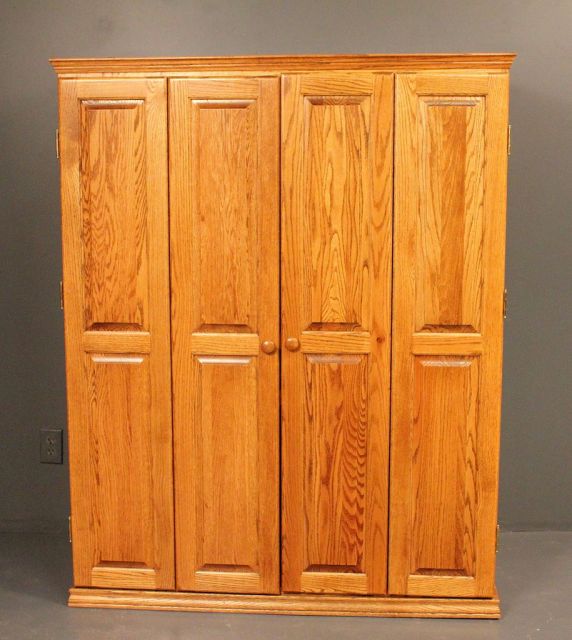 Contemporary Oak Entertainment Cabinet