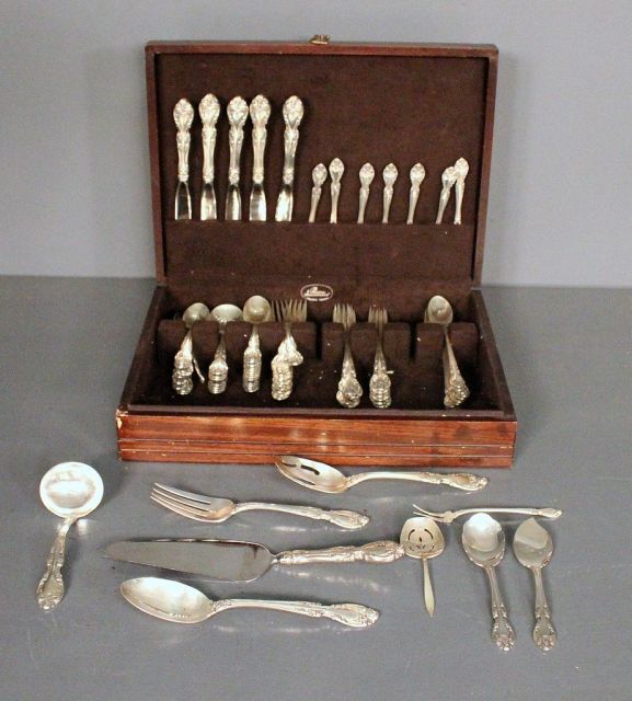 Eighty-Eight Piece Gorham Sterling Flatware