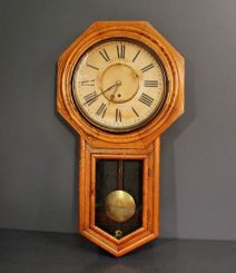 Ansonia Schoolhouse 20th Century Regulator Clock