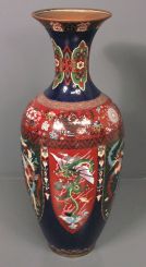 Meiji Period 1890 Japanese Cloisonne Vase