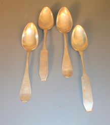 Four Coin Silver Spoons