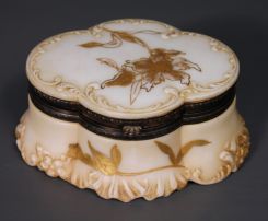 Hand-Painted Limoge Porcelain Jewelry Box