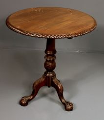 Late 20th Century Chippendale Pie Crust Table