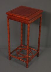 Shanghi Rosewood Plant Stand with Bamboo Design