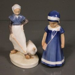 Two Copenhagen Porcelain Figurines