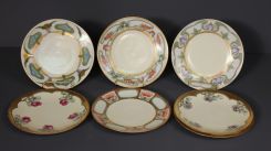 Set of Seven Hand Painted Plates