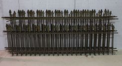 Five Sections of Antique Iron Fencing
