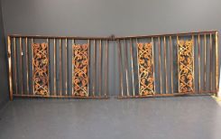 Pair of Vintage Iron Gates