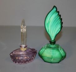 Two Czechoslovakian Perfume Bottles