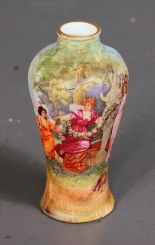 German Porcelain Tapestry Vase