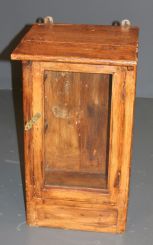 English Grained Hanging Wall Cabinet