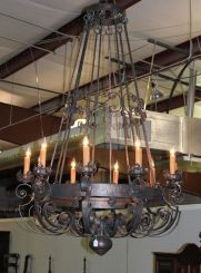 Large Metal Chandelier