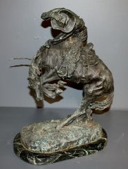 Frederick Remington Sculpture - The Rattlesnake