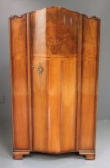 Walnut English Single Door Wardrobe