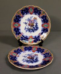 Two 19th Century Shelton Porcelain Plates