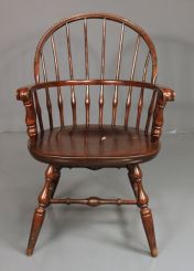 Mid 20th Century Mahogany Windsor Arm Chair