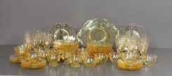 Set of Jubilee Depression Glass Dishes