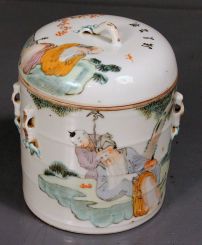 c. 1880 Chinese Rice Cooker with Lid